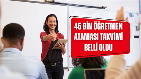 Bin Retmen Atamas Takvimi Belli Oldu E Itim Akhisar Haber