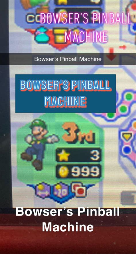 Bowser's Pinball Machine : r/MARIOPARTY