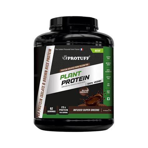 Plant Protein Powder Belgian Chocolate By Protuff