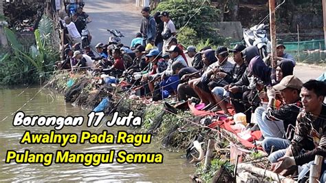 SEMUA ANGLER GAK BERHENTI STRIKE MANCING BORONGAN KOLAM GURAME YouTube