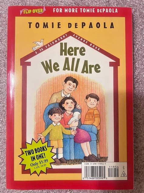 Tomie Depaola 26 Fairmount Avenue Here We All Are Flip Over 2 In 1 Books New Ebay