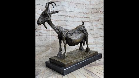 Pablo Picasso She Goat 1952 Bronze Statue Sculpture Replica Figure