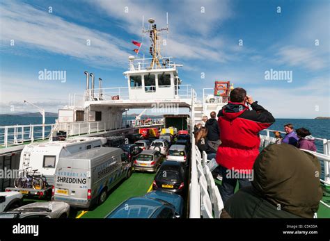 Passengers On The Caledonial Macbrayne Car Ferry Mv Loch Alainn