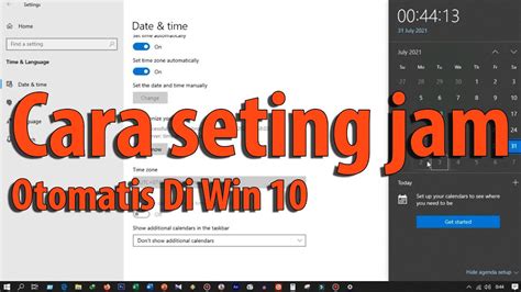 Merubah Jam Omatis Di Windows Tanpa Ribet Youtube