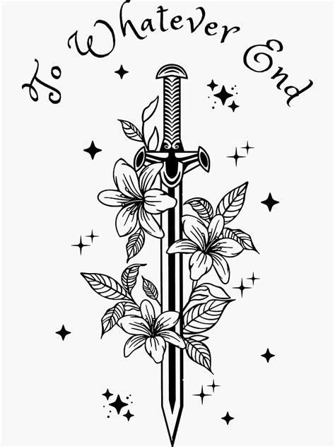 To Whatever End Throne Of Glass Sticker For Sale By Sebastimatthiro Redbubble