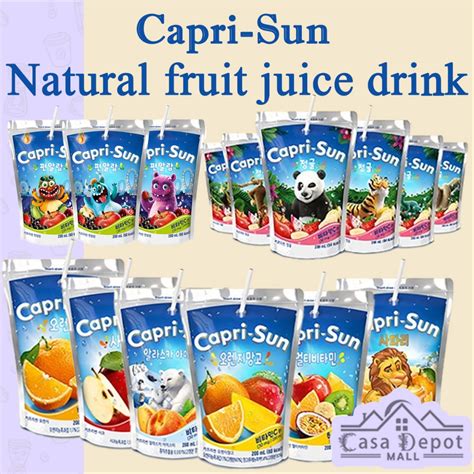 Capri Sun 200ml 2p Orange Orange Mango Apples Safari Jungle Fun Alarm