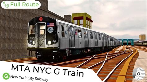 OpenBVE MTA NYC G LINE In A R160A New York City Subway Church