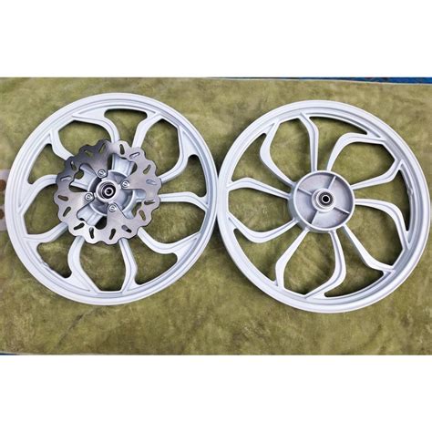 COD MOTORCYCLE OKIMURA MAGS 1SET FURY 125 F 140X17 R 160X17 ALL WHITE