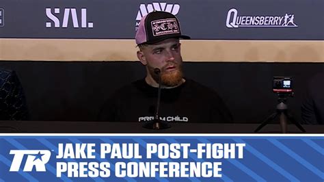 Jake Paul Full Post Fight Press Conference After Loss To Tommy Fury