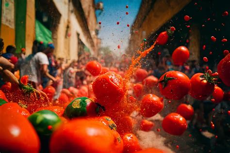 La Tomatina S Ynna Bitwa Na Pomidory W Hiszpanii