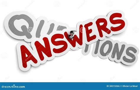 Questions And Answers Royalty Free Stock Image Image 30315366