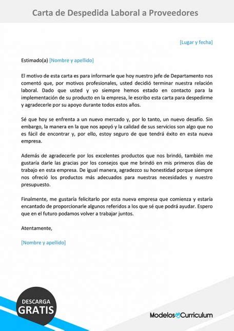 Cartas De Despedida Ejemplos Para Descargar Y Consejos