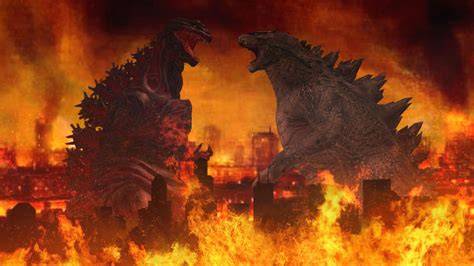 Shin Godzilla vs Godzilla 2014 by AsylusGoji91 on DeviantArt