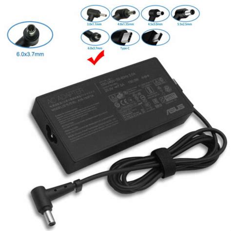 20v 7 5a 150w 6 0x3 7mm A18 150p1a Ac Adapter For Asus Fx505dd Px705d Tuf705gd Ebay