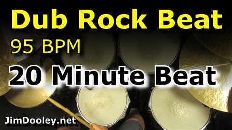 Minute Backing Track Dub Rock Drum Beat Bpm Youtube