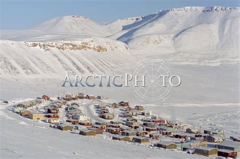 The Inuit Community Of Arctic Bay On The North Coast Of Baffin Island