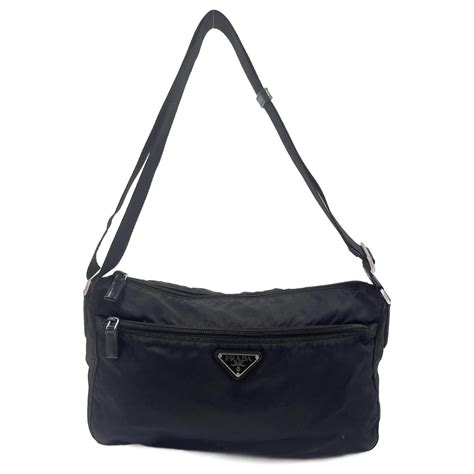 Prada Black Nylon Crossbody Bag Ref924398 Joli Closet