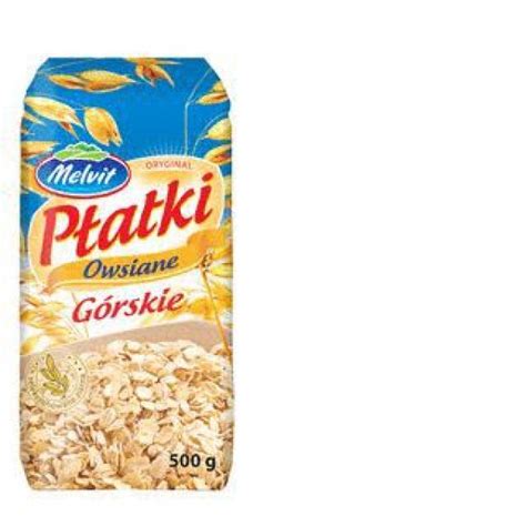 PLATKI OWSIANE GORSKIE 500G STABILO MELVIT Bratek