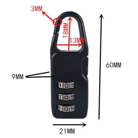 Serrure Combinaison De Chiffres Cadenas Antivol En Alliage De Zinc