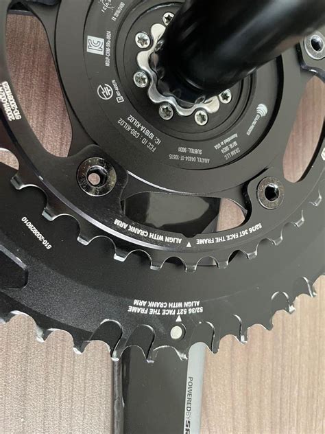 Quarq SRAM Dub Dzero Powermeter Crankset 52 36T Sports Equipment