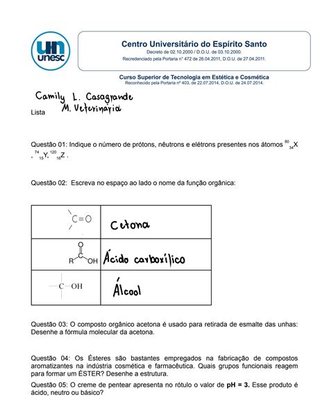 SOLUTION Lista De Exerc Cios 01 Studypool