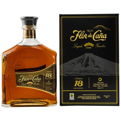 Flor De Cana Centenario 18 Anos 40 Vol 0 7 Liter Premium Rum De