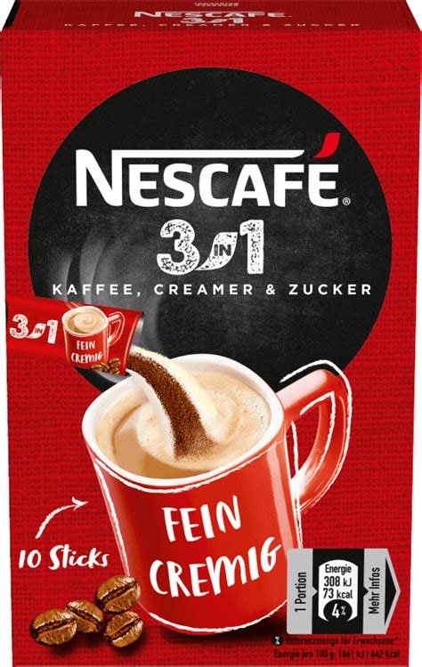 Nescafé 3in1 Kaffeesticks 10er Pack Kaffee Tee Gewürze Shop