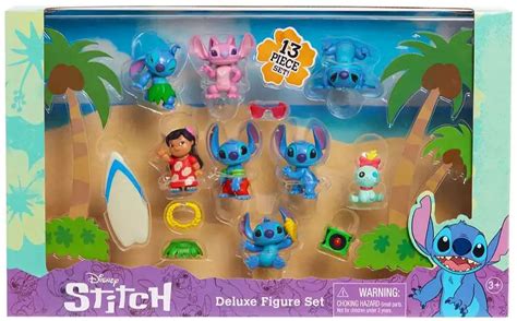 Disney Lilo Stitch Lilo Stitch Exclusive Deluxe Figure Set 13 Pieces