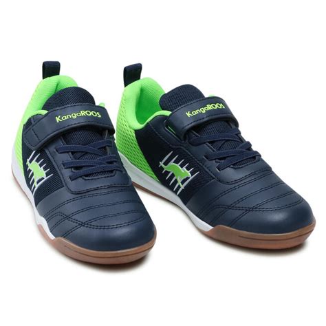 Sneakers Kangaroos Super Court Ev Dk Navy Lime