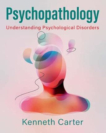 Amazon Psychopathology Carter Kenneth Books