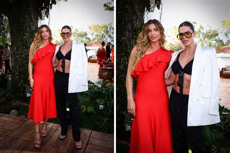 Grazi Massafera E Mariana Goldfarb Surgem Juntas Em Evento De Moda