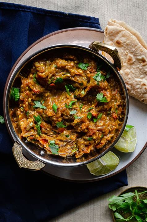 Baingan Bharta Smoky Eggplant Mash Upbeet Anisha Yemek Tarifi