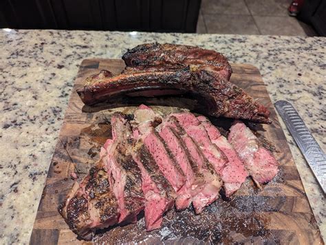 Reverse Sear Tomahawk Ribeye R Grilling