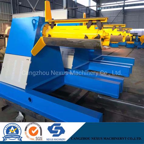 China T T T Hydraulic Decoiler Uncoiler With Coil Car For Metal