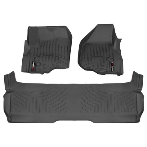 11 16 F250 And F350 Supercab Weathertech Digital Fit Front And Rear Floor Mats 1114sdec