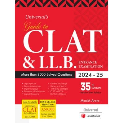 Buy Universals Guide To CLAT LL B Entrance Examination 35th Edition