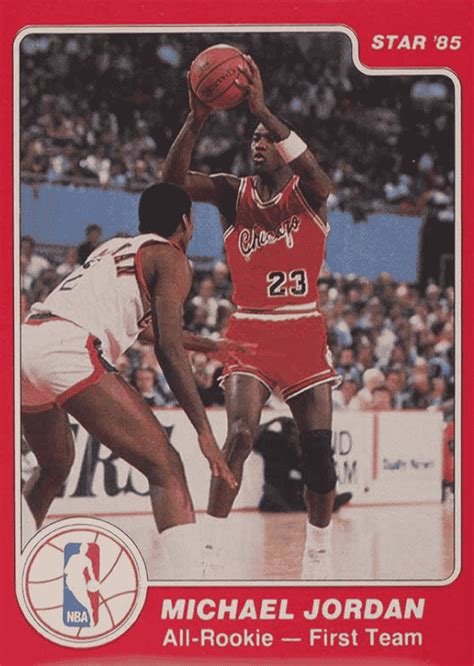 Star Basketball Michael Jordan Cards Star Basketball Cards