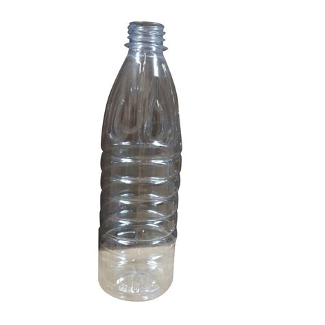 Screw Cap Transparent Plastic Cooking Oil Bottle Use For Storage Oils