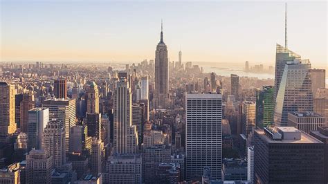 Hd Wallpaper Empire State Building Cityscape Usa Night New York