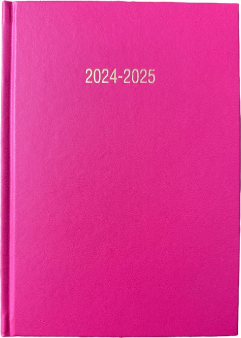 2024 2025 A5 WTV Academic Case Bound Diary Hardback A5 Week To View