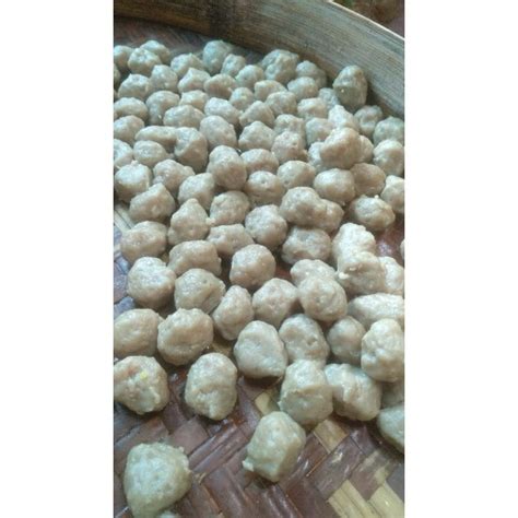 Jual Bakso Pentol Ayam Mix Sapi Kemasan Vakum Shopee Indonesia