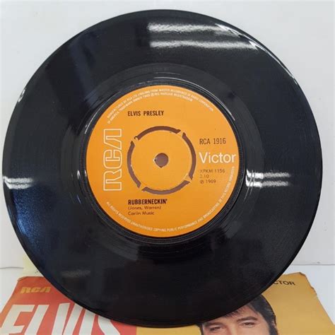 Elvis Presley Dont Cry Daddy B Side Rubberneckin Rca 1916 7 Single