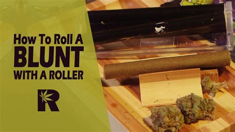 How To Roll A Blunt With a Rolling Machine (Kingpin Blunt Roller ...