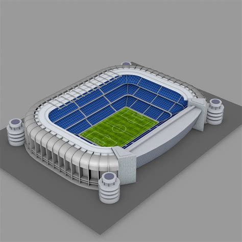 Santiago Bernabeu Stadium 3D Model TurboSquid 1648328