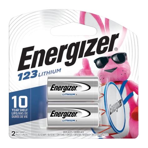 Energizer 123 Lithium Batteries, 3V 123A Photo Batteries (2 Count) - Walmart.com - Walmart.com