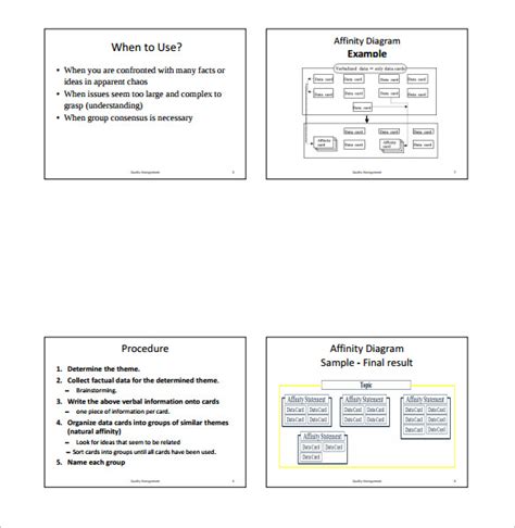 FREE 7+ Sample Affinity Diagram Templates in PDF