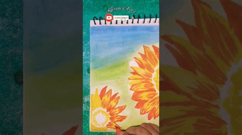 Always Looking For The Light🌻 Sunflower Painting🎨🖌️ Watch Till End🥳