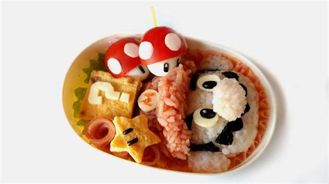 Super Mario Bros Bento Box Tutorial マリオキャラ弁 Youtube