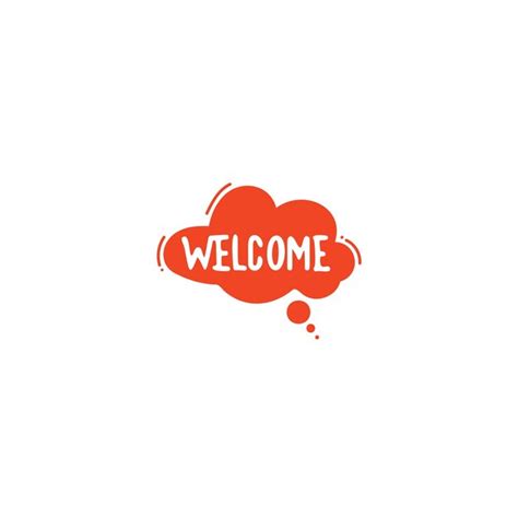 Premium Vector Welcome Doodle Lettering