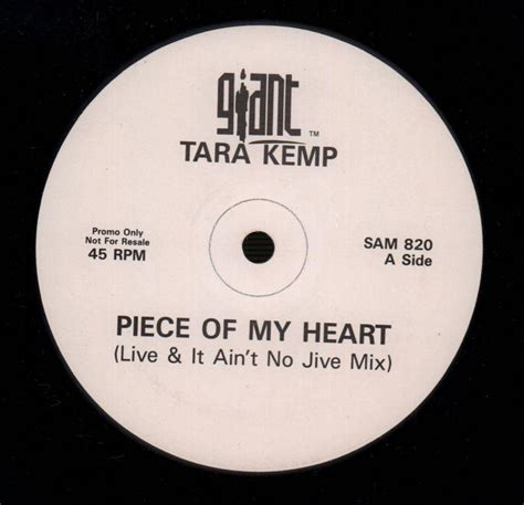 Tara Kempwlbl Promo 12 Vinylpiece Of My Heart Giant Sam 820 Uk Ex